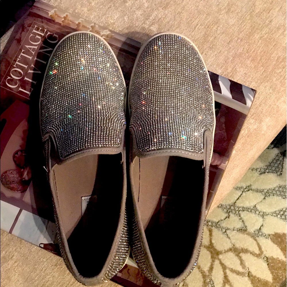 Steve Madden crystal sneakers